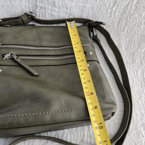 INC International Concepts Riverton‎ Crossbody Olive Green Bohemian Casual bag - Picture 6 of 16